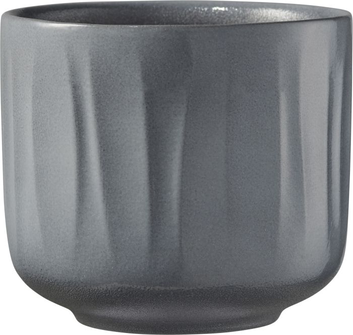 Indoor Pot  Bagua Light Gray Glaze D13Cm X H12Cm