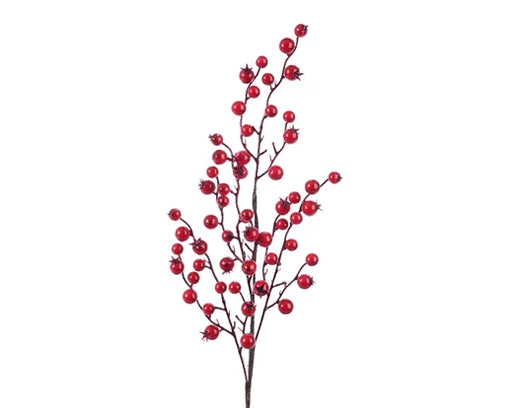 Berry Spray Red 60 cm Foam Decorative Branch