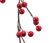 Garland Red Foam Berry 130 cm