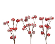 Berry Spray Red Foam 15 cm – Pack of 3