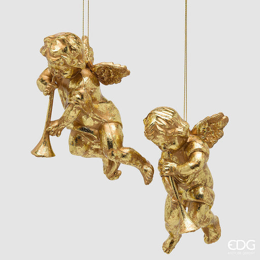 Gold Angel Christmas Hangers - Assorted