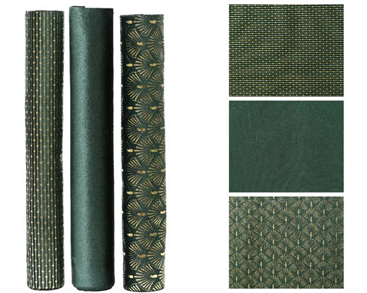 Decorative Fabric In Green (200x35 cm)