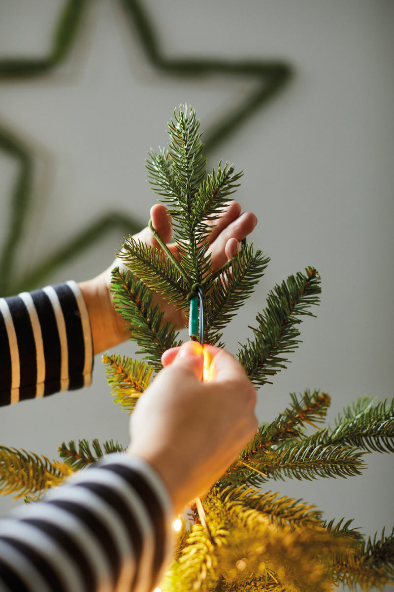 Lumineo Tree Bunch 672 Warm White With Flashing Effect Green Cable 2.1m