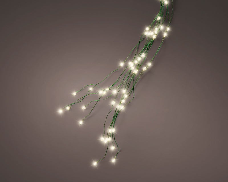 Lumineo Tree Bunch 672 Warm White With Flashing Effect Green Cable 2.1m