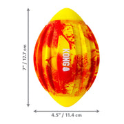 KONG Flexball Sport Football Medium – detail and use view 4