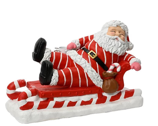 Santa Claus on Sleigh Christmas Tree Stand (58x 35cm)