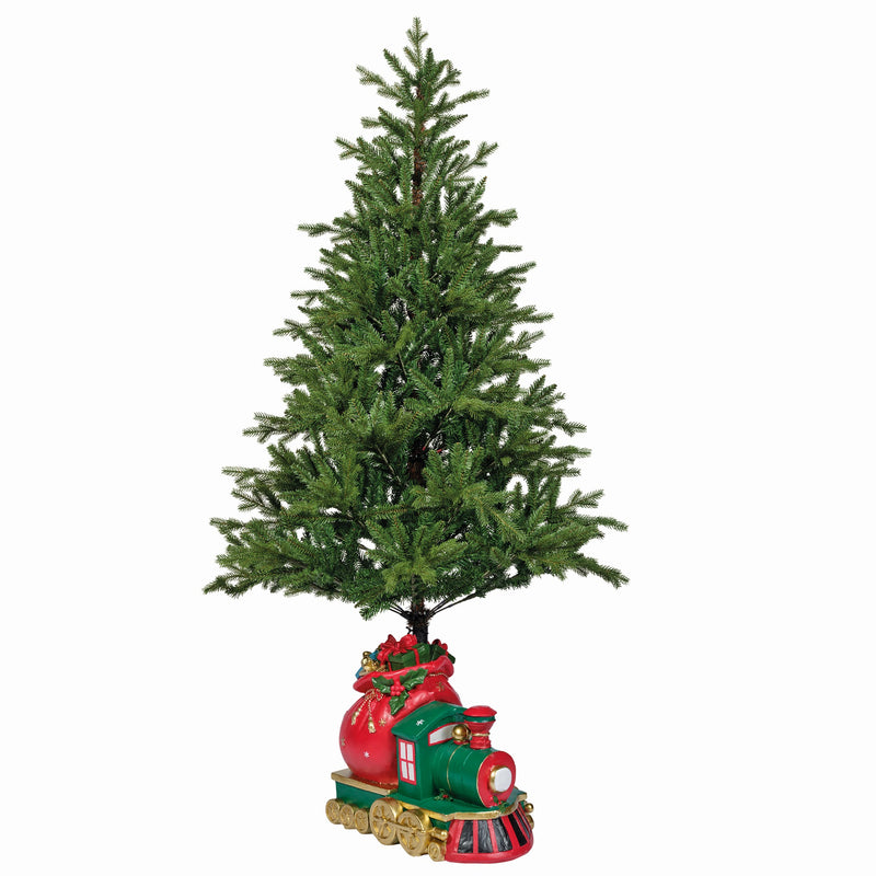 Christmas Tree stand Train with Christmas Tree - suitable for trees up to 8ft