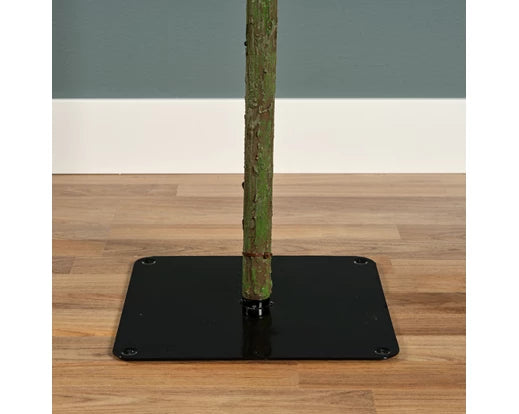 Snowy Alpine Fir 8 Foot Pre-Lit Slim Christmas Tree With 250 Warm White Micro LIghts (60cm x 240cm)