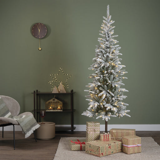180 cm Alpbach Pre-Lit Snowy Christmas Tree
