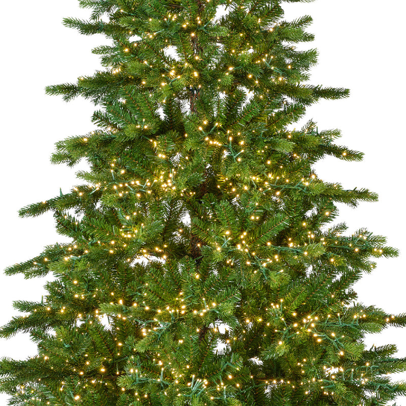 6 Foot Galloway Spruce Pre-Lit Christmas Tree With 3000 Warm White Lights