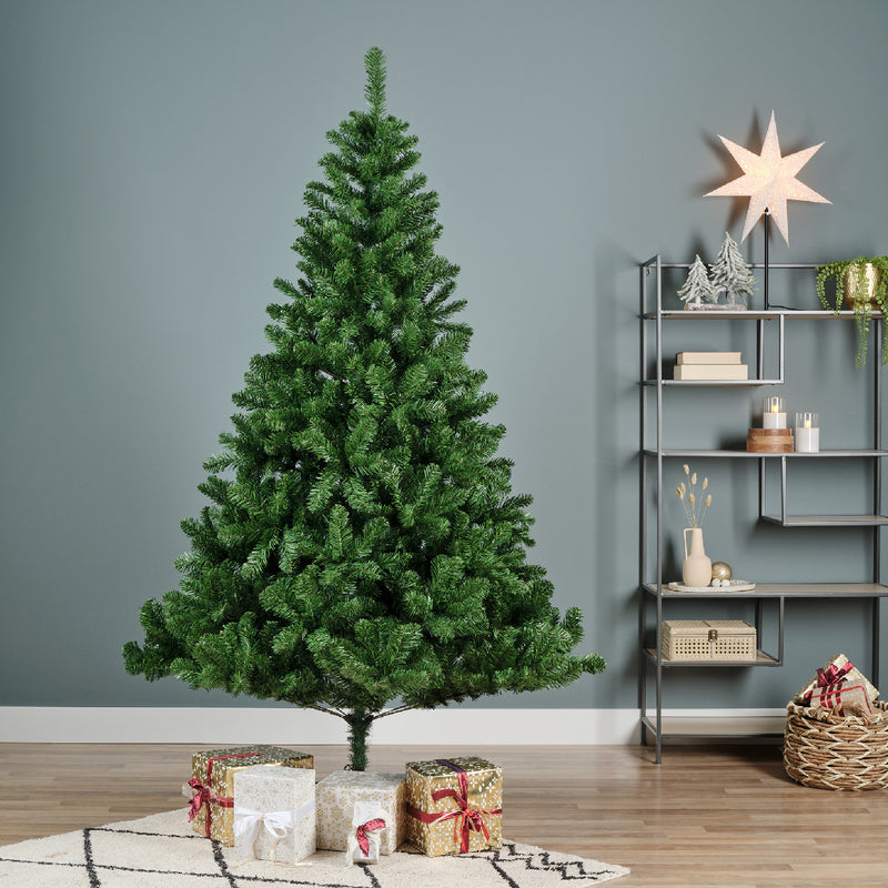 6 Foot Greenwood Pine Artificial Christmas Tree (180cm x 117cm)