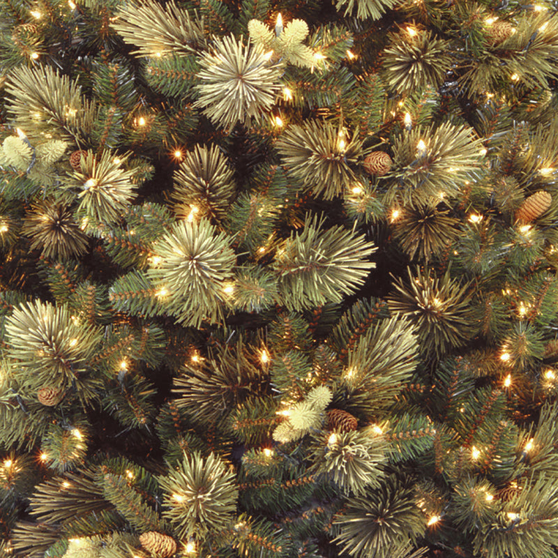 7.5 Foot Carolina Pine Pre-Lit Artificial Christmas Tree with 750 Warm White Lights