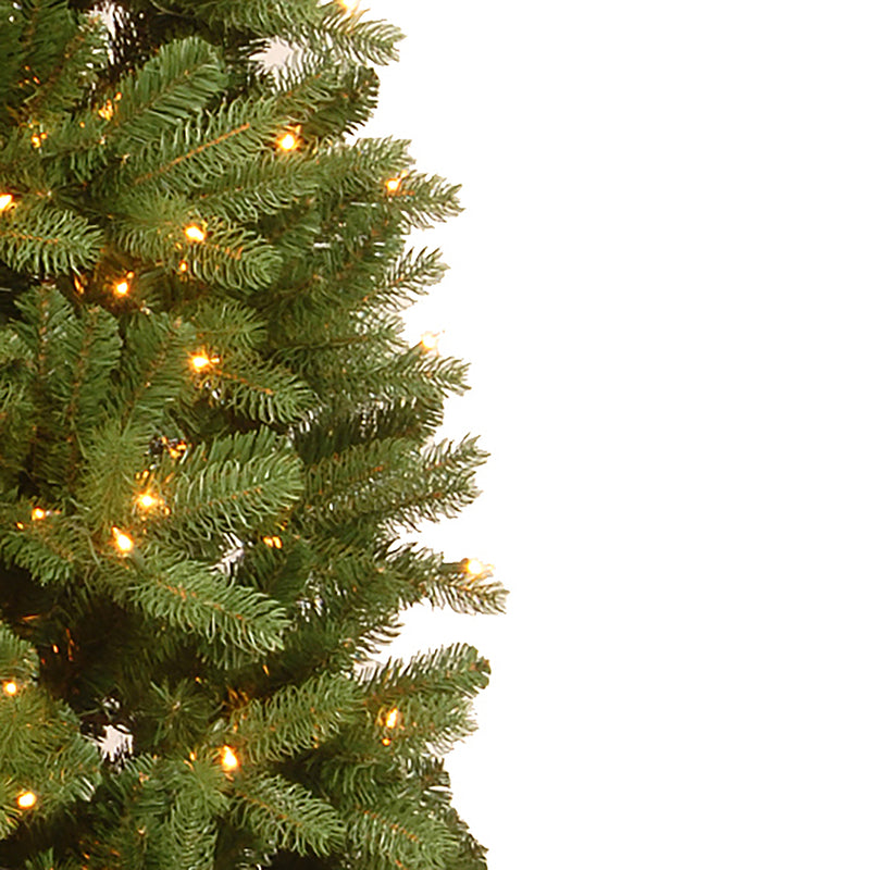 7.5 Foot Fairmont Cedar Slim Pre-Lit Artificial Christmas Tree With 450 Warm White Lights