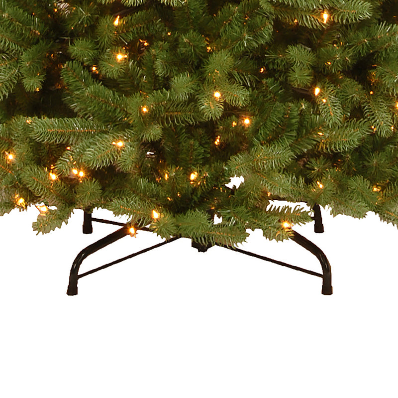 7.5 Foot Fairmont Cedar Slim Pre-Lit Artificial Christmas Tree With 450 Warm White Lights