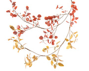 Garland 120 cm Ochre Gold and Orange with Glitter Finish