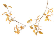Garland 120 cm Ochre Gold and Orange with Glitter Finish