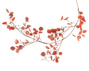 Garland 120 cm Ochre Gold and Orange with Glitter Finish