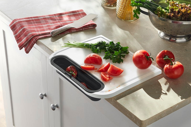 Weber Cutting Board with Catch Bin