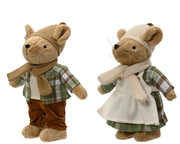 Standing Mouse Figure 30 cm – Boy-Girl Christmas Decoration – 2 Assorted Designs