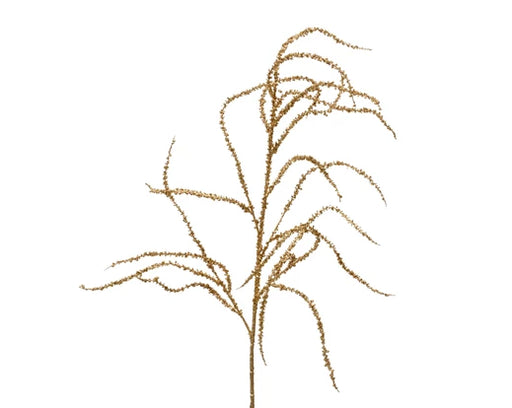 Christmas Spray Beaded Branch Gold (L.83cm x W.13cm x H.2cm)