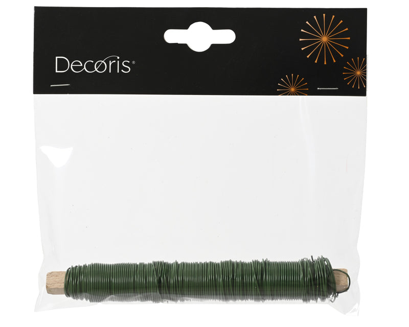 Green Iron Floristry Wire – 14 cm