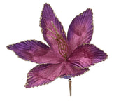 Amaryllis Flower on Clip 23 cm Assorted Velvet – additional view