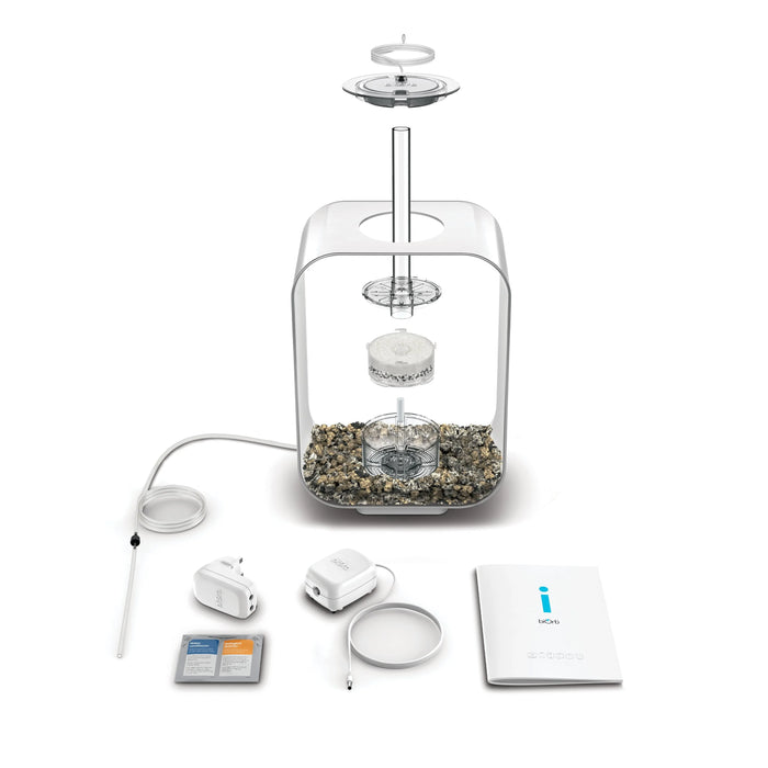 biOrb Life Aquarium 15 Litre with Multi Colour LED Light-Remote Control White