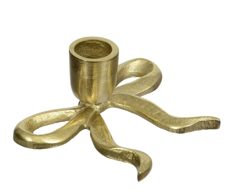 Candleholder Gold Aluminium 12 × 9.5 × 5 cm