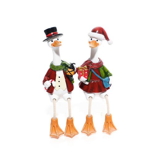 Mr & Mrs Duck Christmas Shelf Sitters - assorted design, sold separately