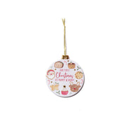 Mummy & Daddy's First Christmas Ceramic Bauble
