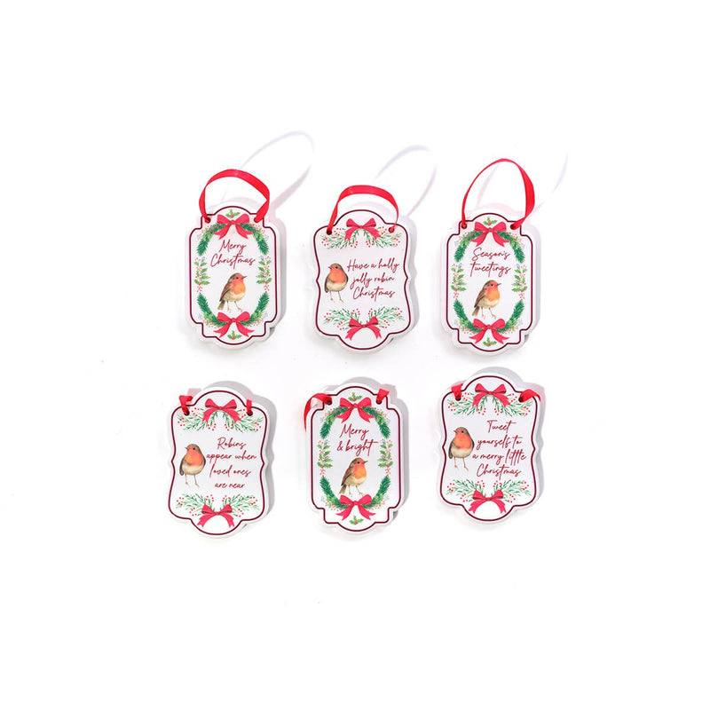 Robin Ceramic Christmas Hanger - assorted design, sold separately