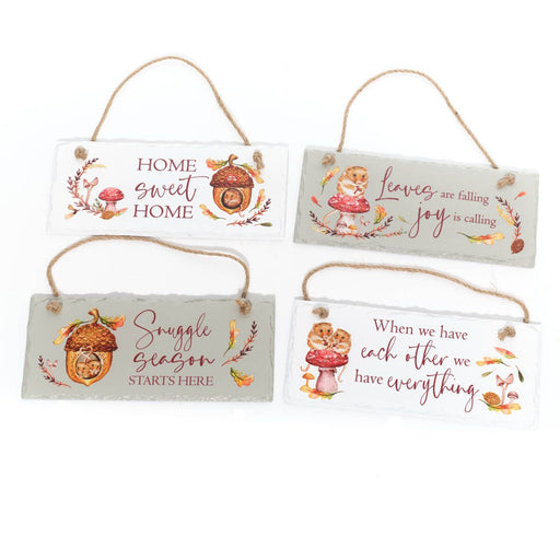 Harvest Mouse Slate Plaque - assorted design, sold separately