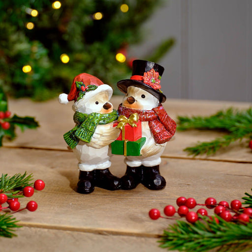 Mr & Mrs Robin Christmas Ornament