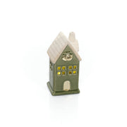 Green Christmas House with Bells