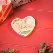 Ceramic Heart Tealight Holder