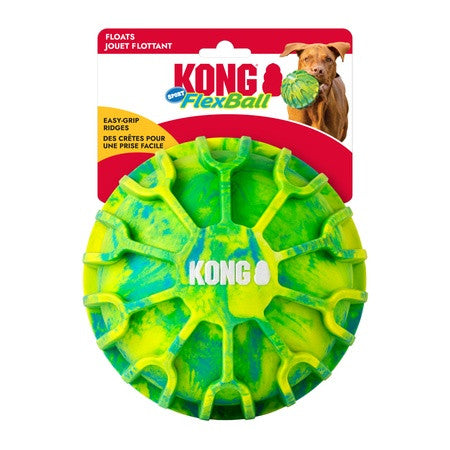 KONG Flexball Sport Ball XL – detail and use view 4