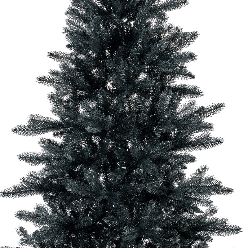 7ft Berlin Black Artificial Christmas Tree (210cm)