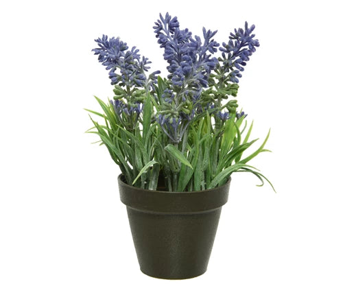 Artificial Lavender in Pot