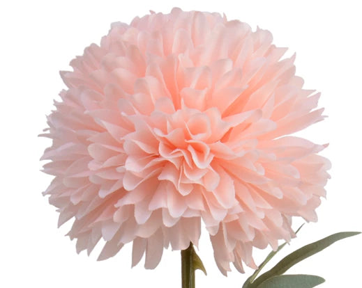 Plastic Flower Hydrangea - Orange (60x10cm)
