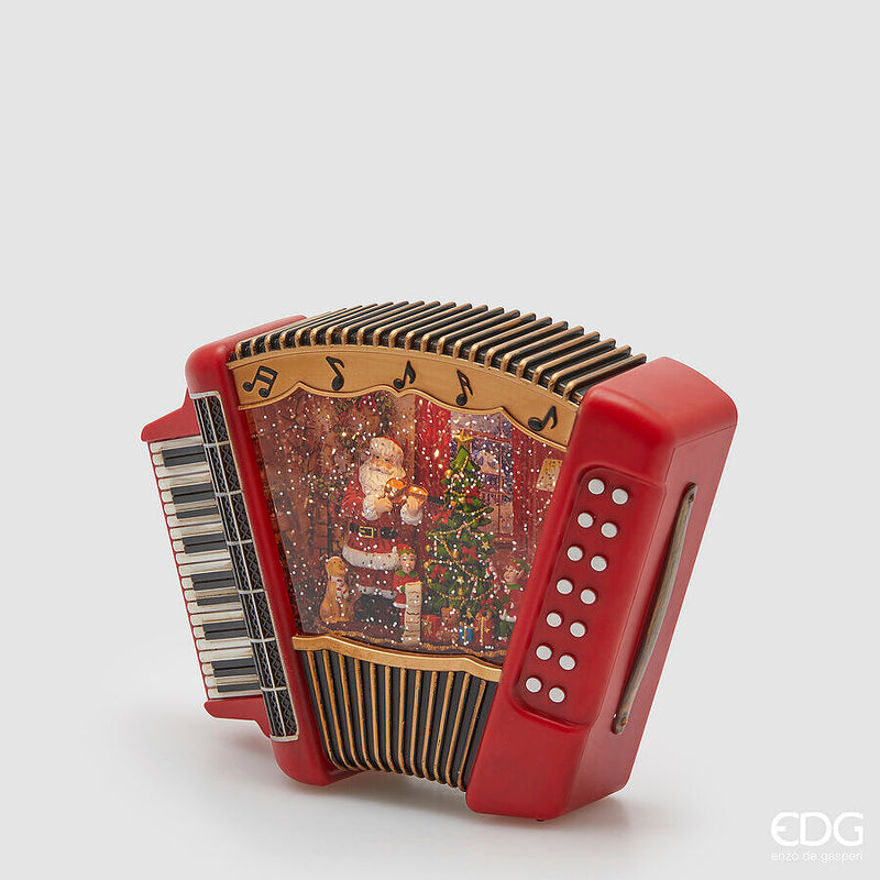 Musical Moving LED Accordion Christmas Decoration