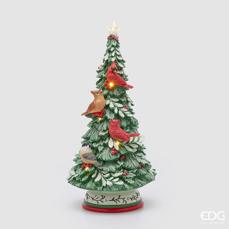 LED Christmas Tree with Birds 40 cm