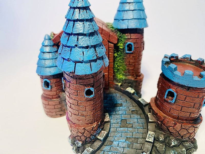 Betta Aquarium Ornament Medium Castle (11cm (w) x 14cm (h))
