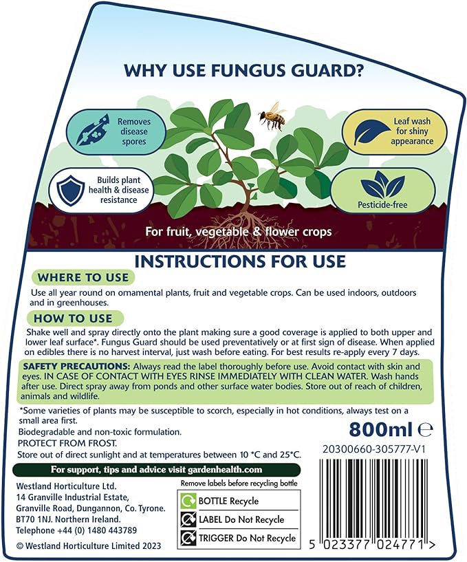 Westland Fungus Guard RTU (800ml)