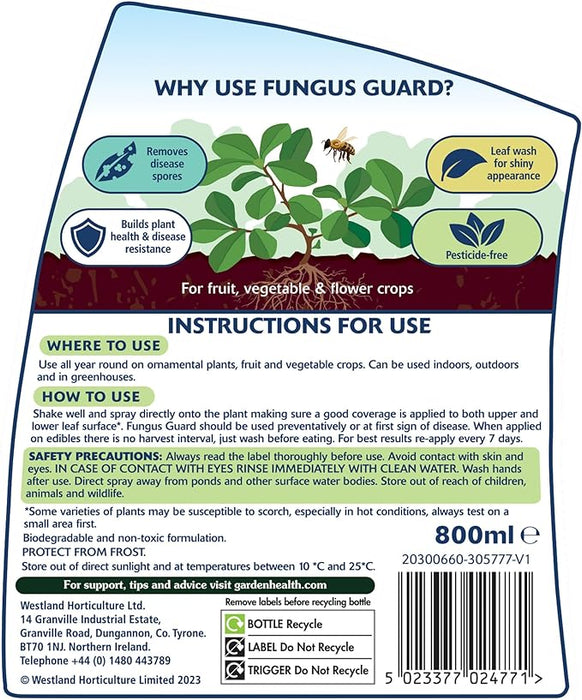 Westland Fungus Guard RTU (800ml)