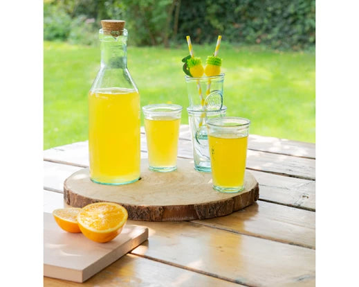 Beverage Set Made From Recycled Glass