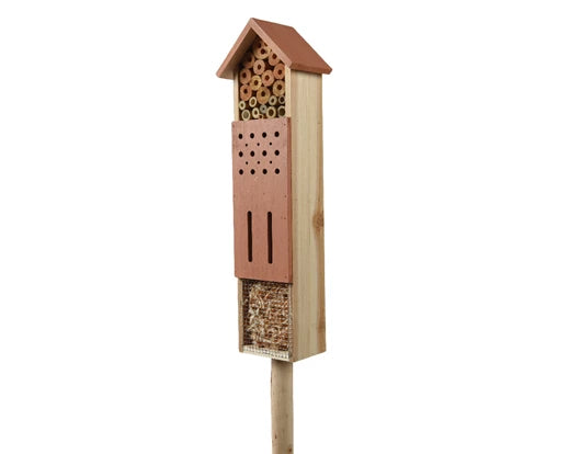 Insecthouse firwood w 60cm wooden stick