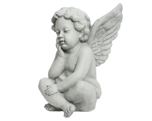 Baby Angel Sitting Statue (42.5x30cm)