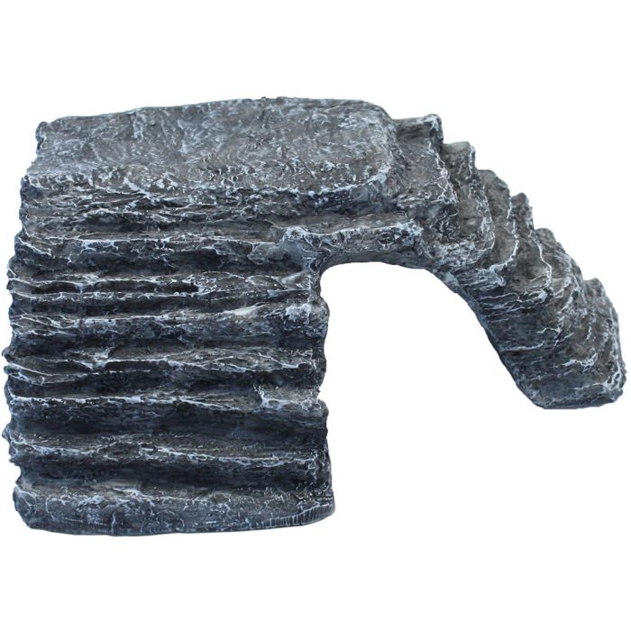 Komodo Basking Platform Corner Ramp - Grey 13 cm (L) x 27 cm (W)