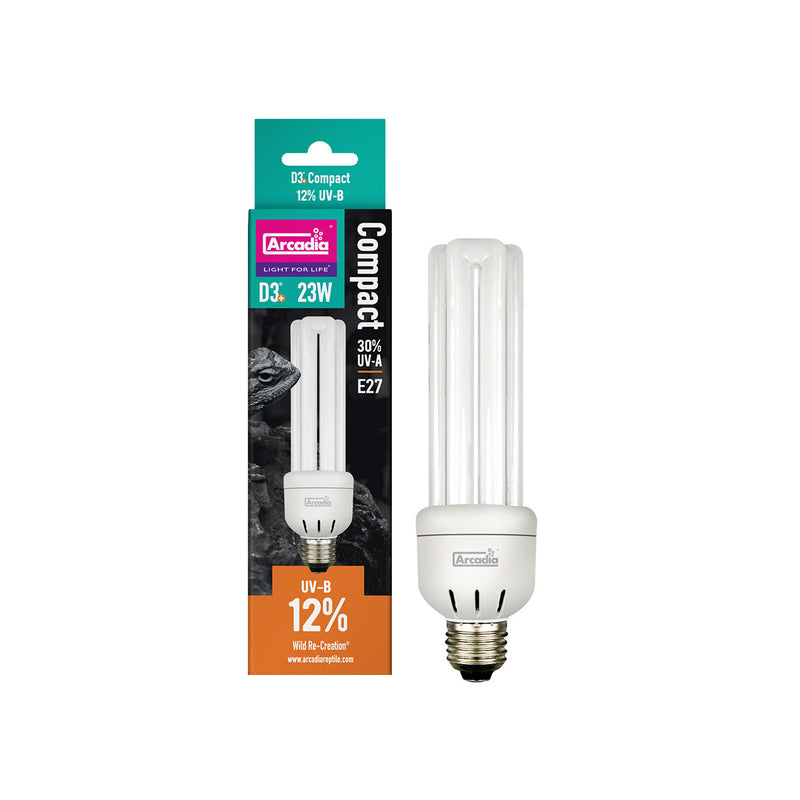 Arcadia D3+ Compact Bulb 12%, 23 Watt