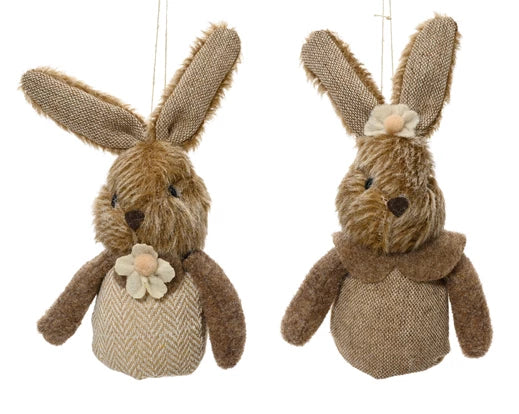 Hanging Rabbit Decoration (15x8cm)